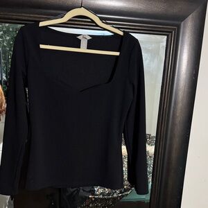 Elegant Black Women's Top